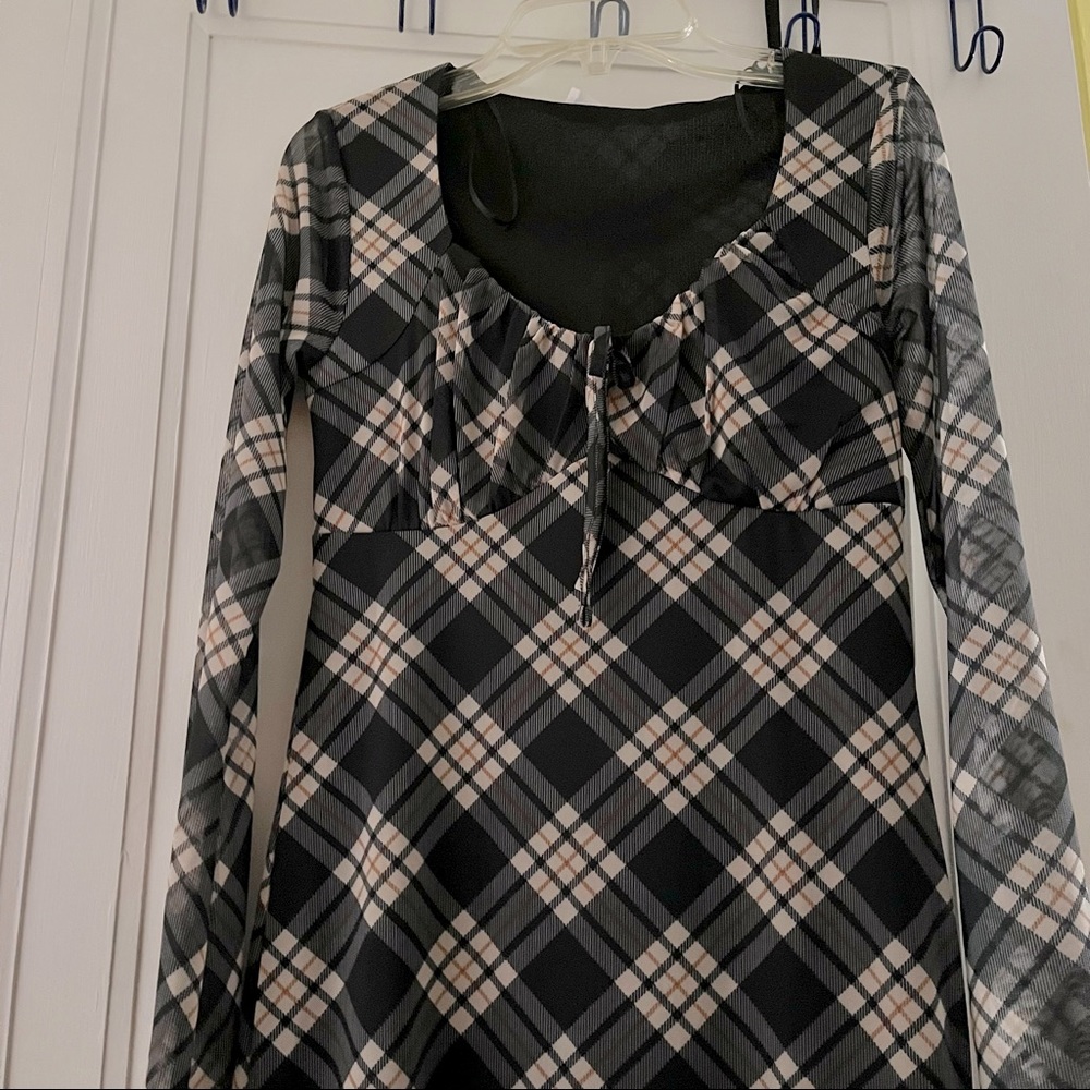 Plaid dress
